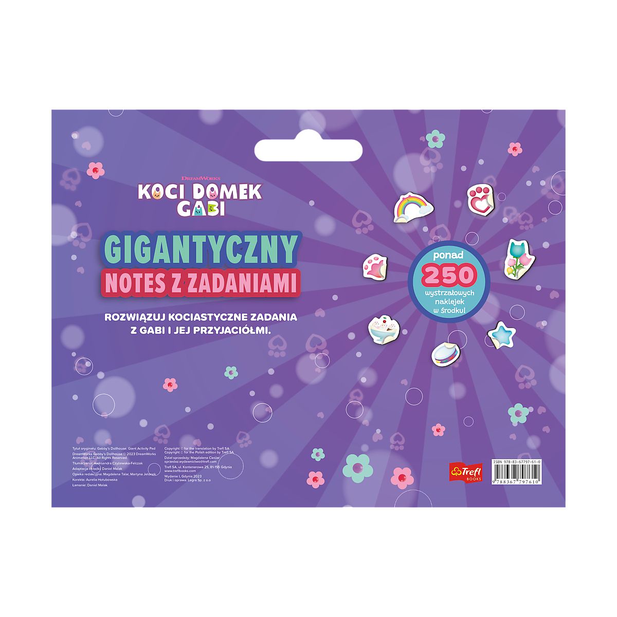 Wydrapywanka Trefl Koci Domek Gab Gigantyczny notes z zadaniami (Ks97610)