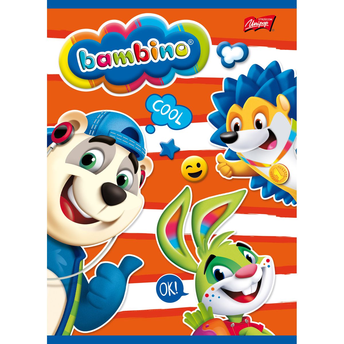 Zeszyt 	 Bambino A5 16k. krata Unipap (5903235001789)