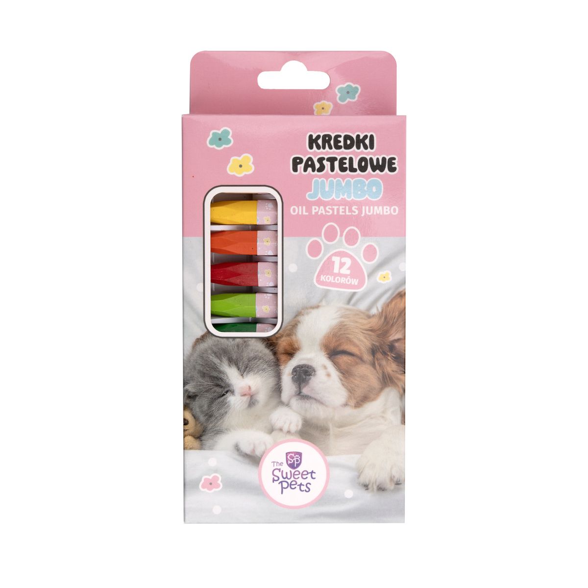 Pastele olejne Rexus The Sweet Pets 12 kol.