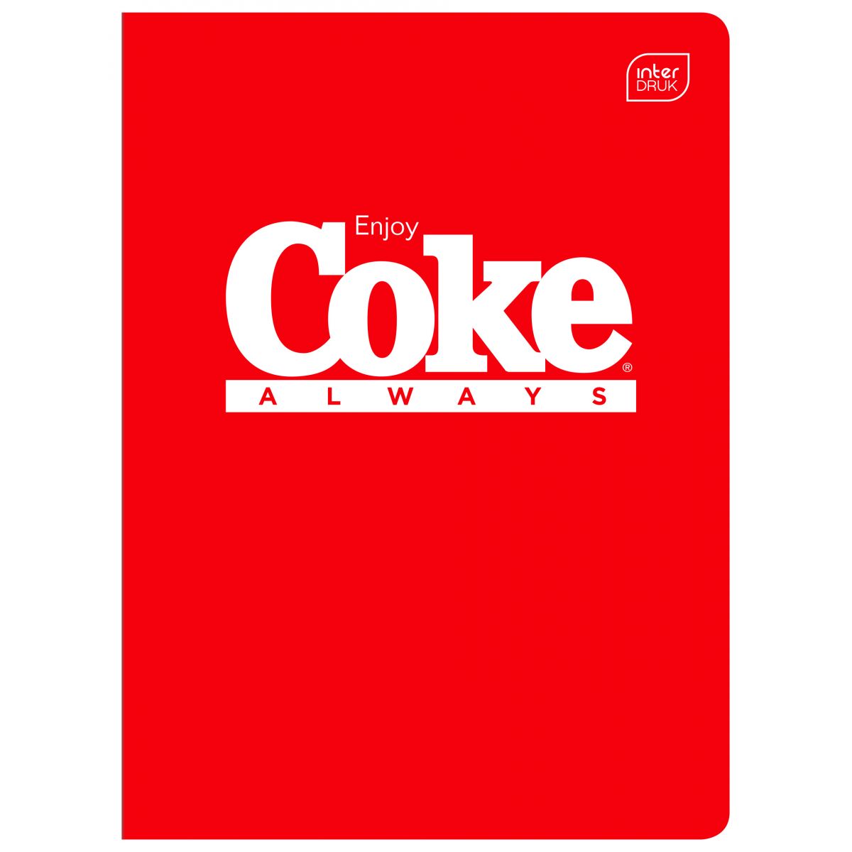 Zeszyt Interdruk HYBRID COCA COLA A5 60k. 70g krata