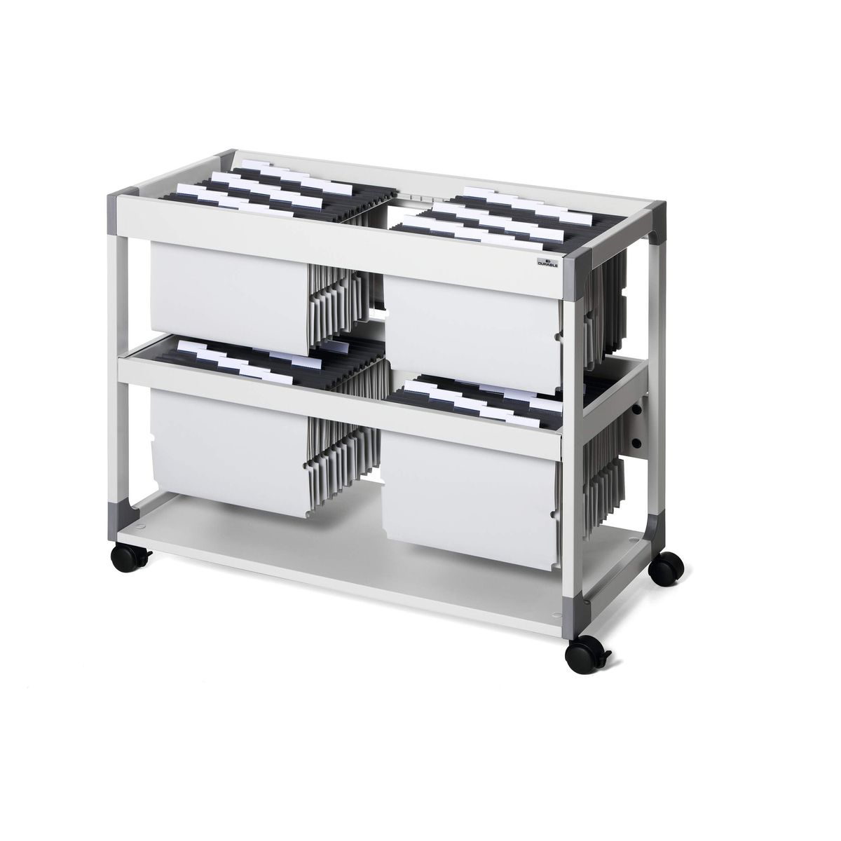 Pojemnik z szufladami Durable szary 4 szuflad (379210)