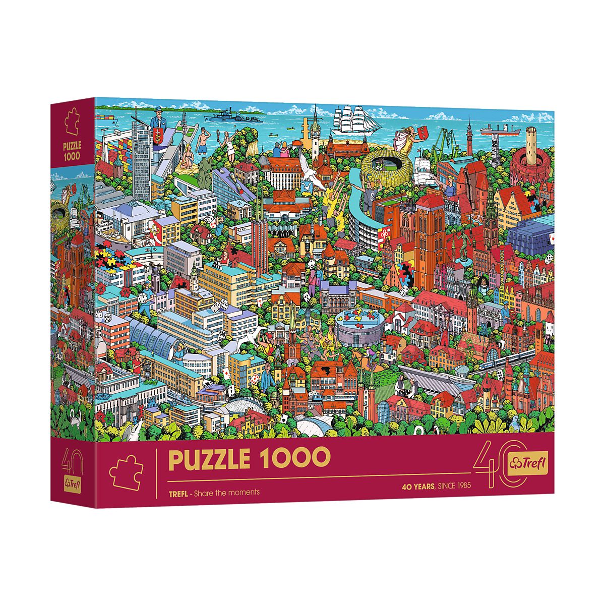 Puzzle Trefl Disney 1000 Jubileusz-Trójmiasto 1000 el. (10924)