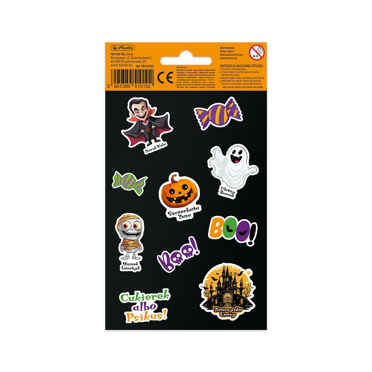 Tatuaż Herlitz Halloween 9510102 (300024717)