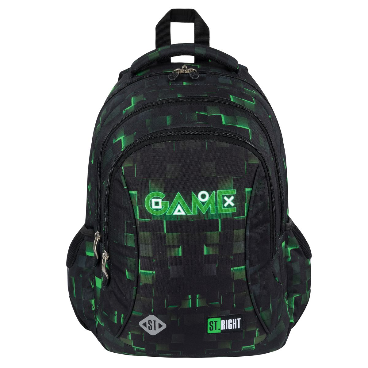Plecak GREEN GAME 3-KOMORY St.Right (BP-77)