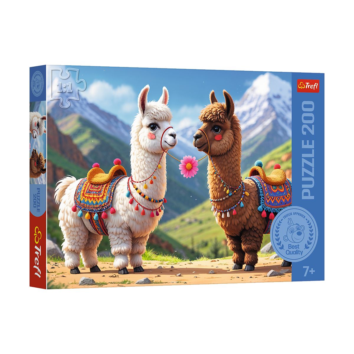 Puzzle kolorowe lamy 200 el. Trefl (13356)