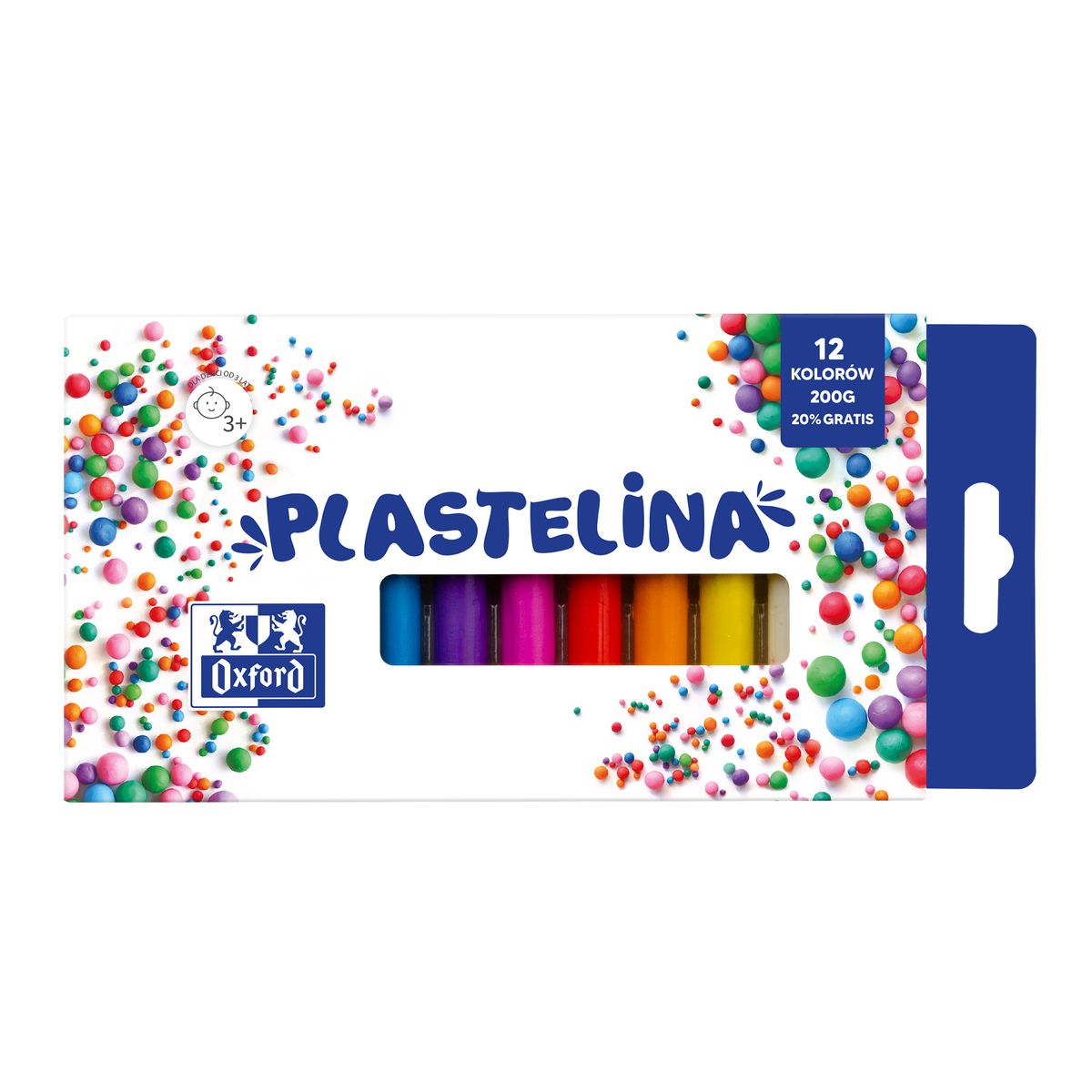 Plastelina Oxford 12 kol. mix (400167086)