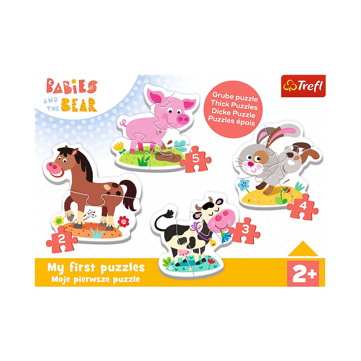 Puzzle Trefl puzzle baby classic Bobaskowe zwierzątka (36127)