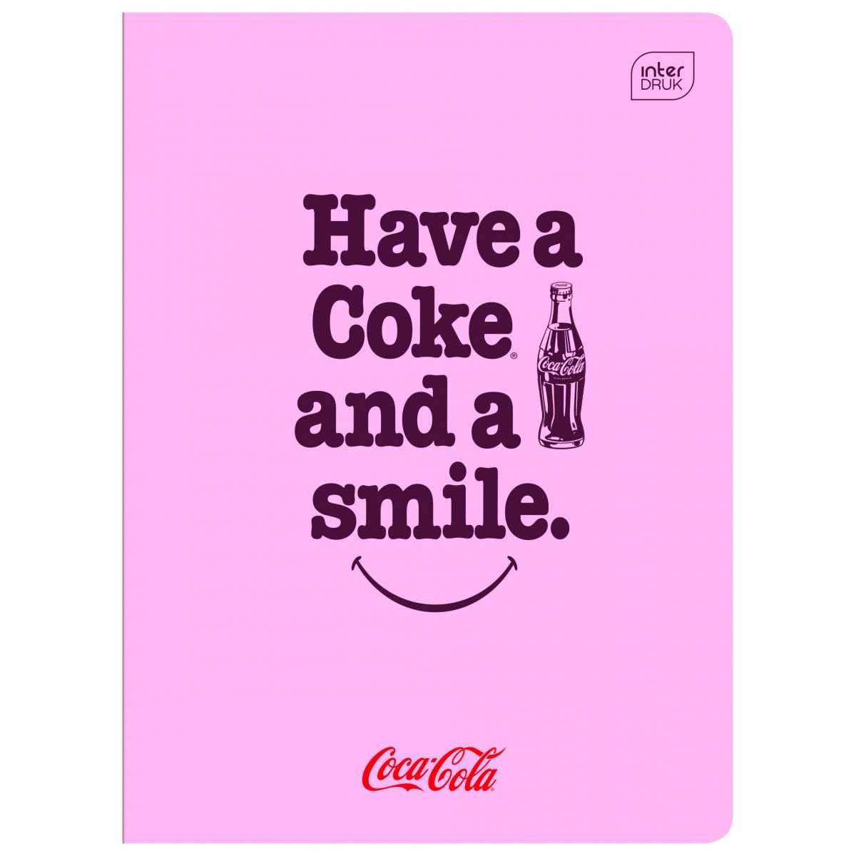Zeszyt Interdruk HYBRID COCA COLA A5 60k. 70g linia
