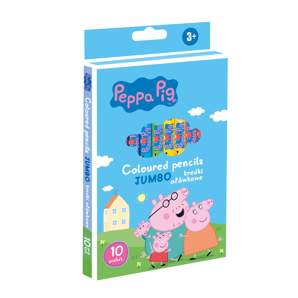Kredki ołówkowe Astrapap Peppa Pig 12 kol. (312024054)