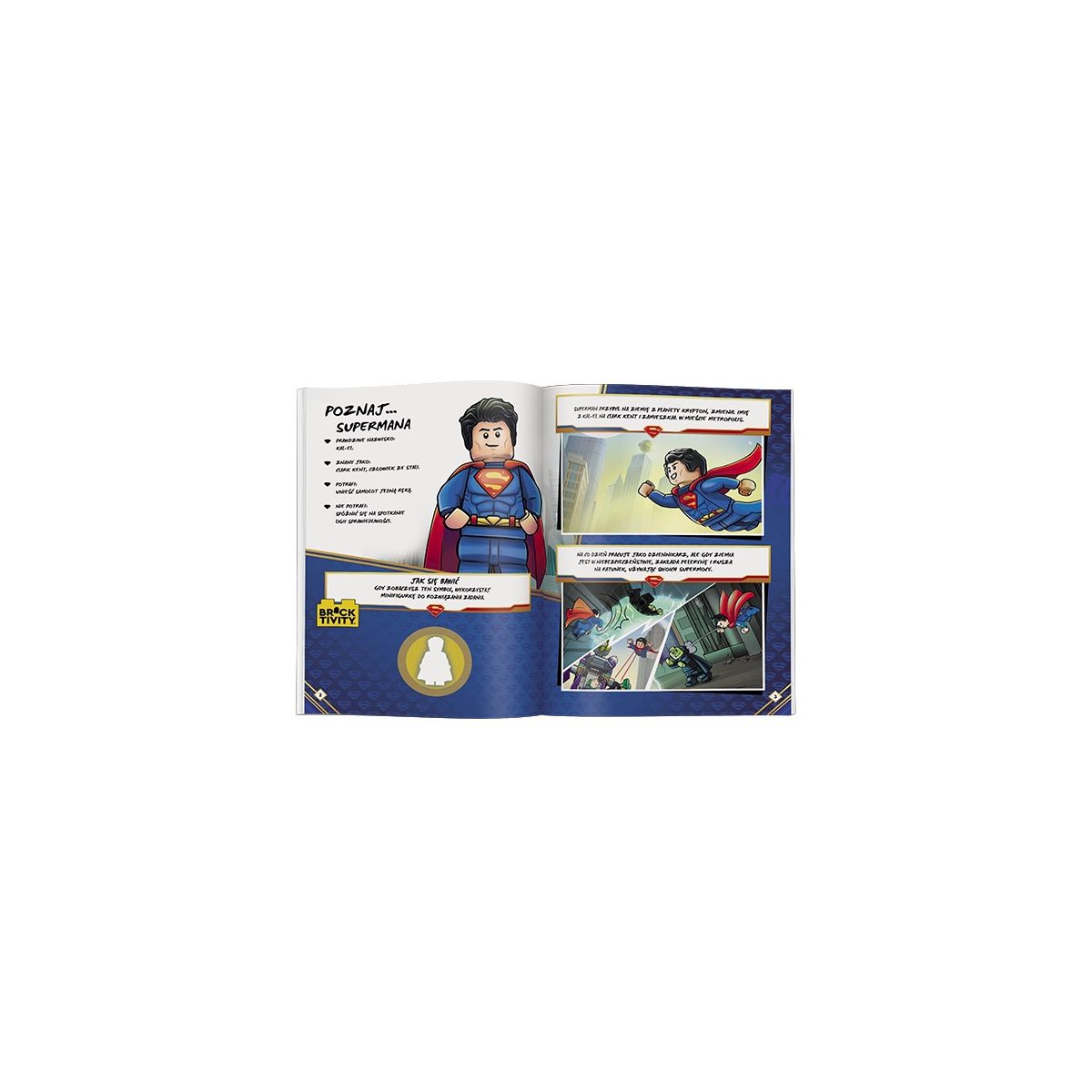 Książeczka edukacyjna LEGO® DC Super Heroes™. Superman rusza na pomoc Ameet (LNC 6462)
