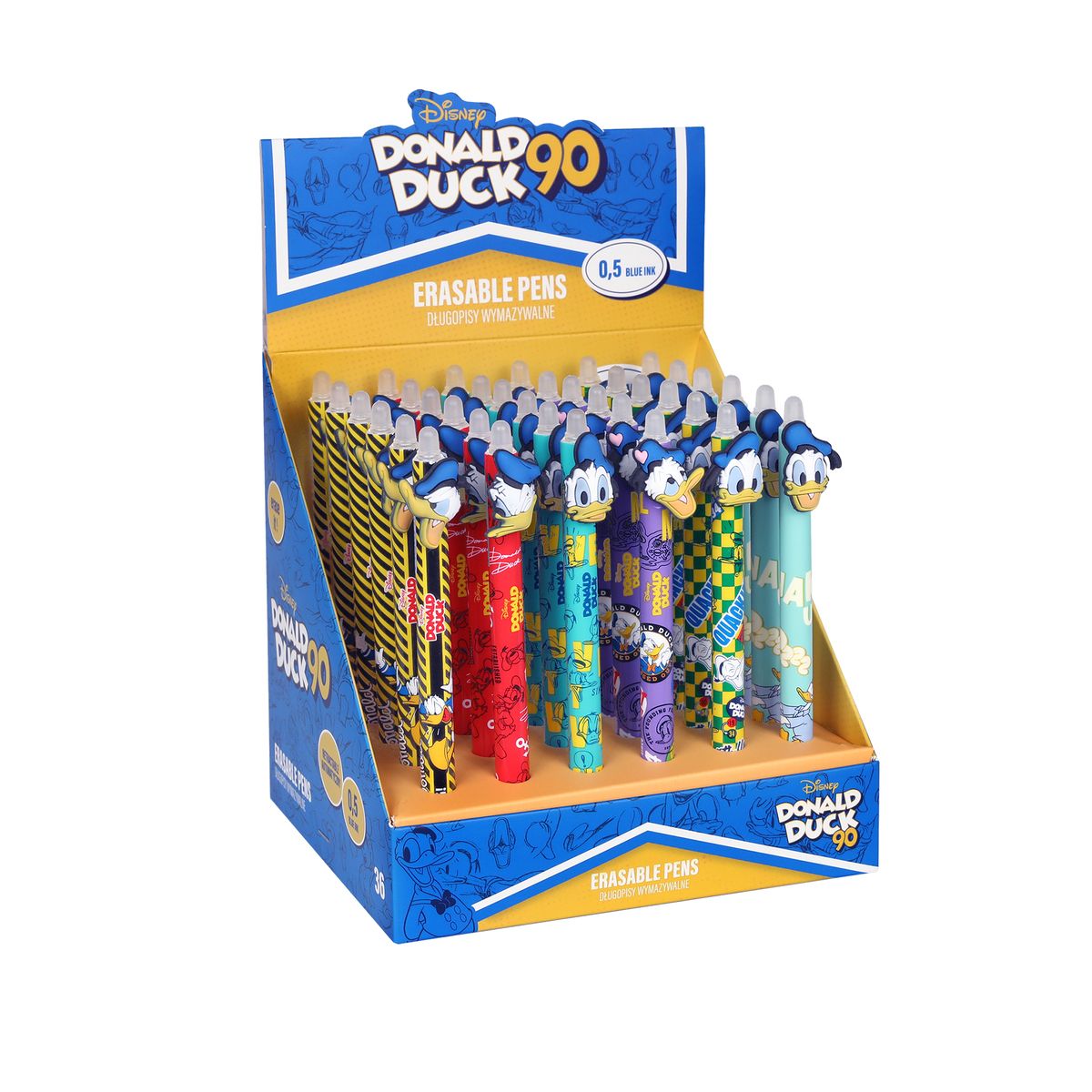 Długopis Patio Donald   Duck wymazywalny niebieski 0,5mm (78270PTR)