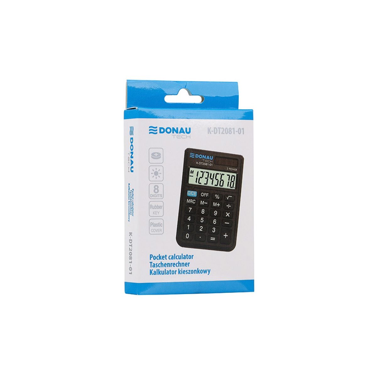 Kalkulator kieszonkowy Donau Tech (K-DT2081-01)