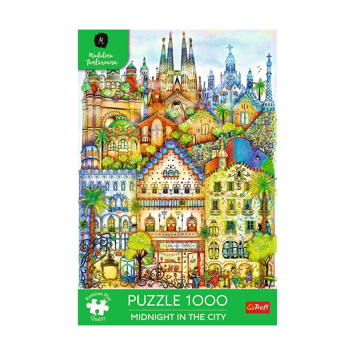 Puzzle premium plus O północy w Barcelonie 1000 el. Trefl (12074)