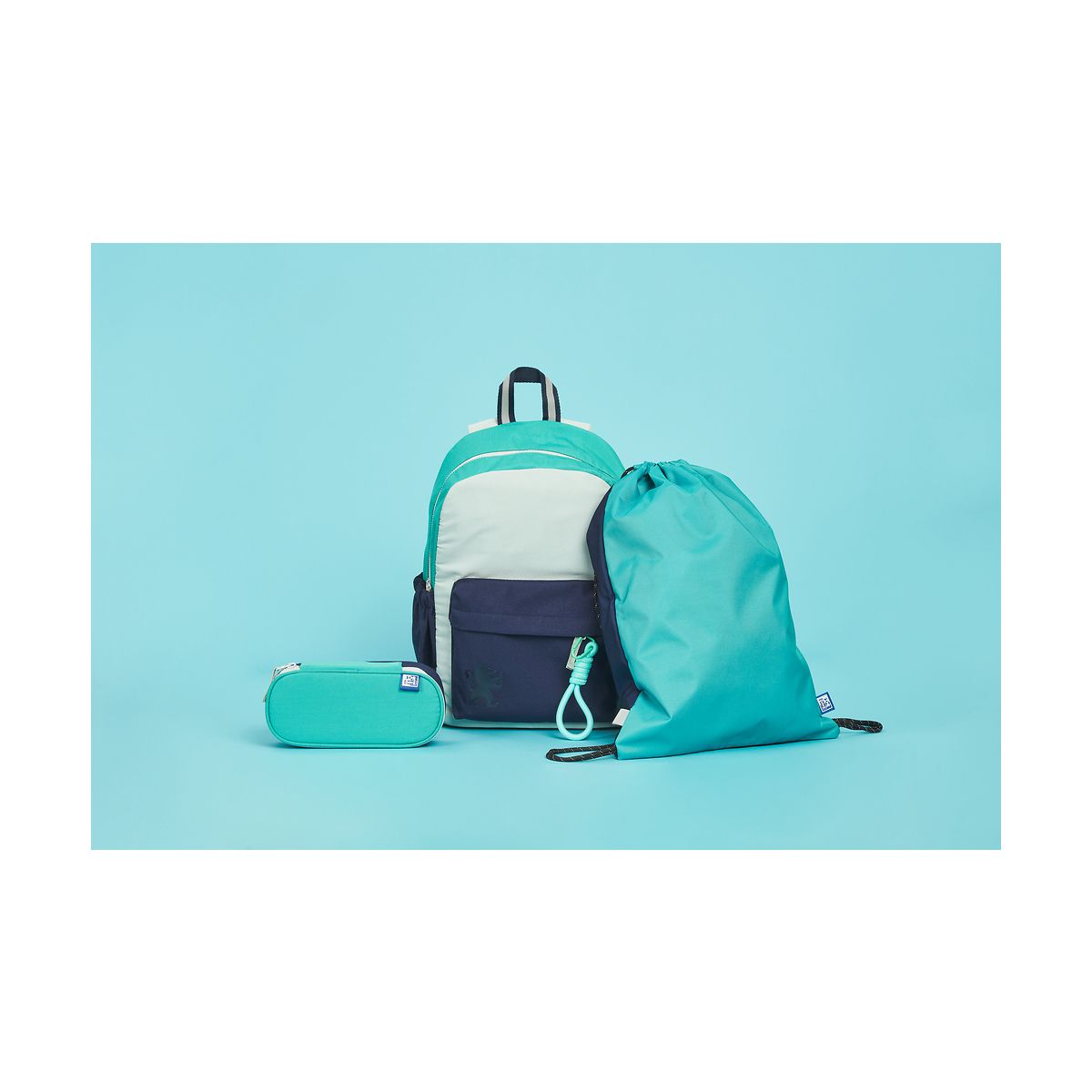 Plecak Oxford Funky turkusowy (400196557)