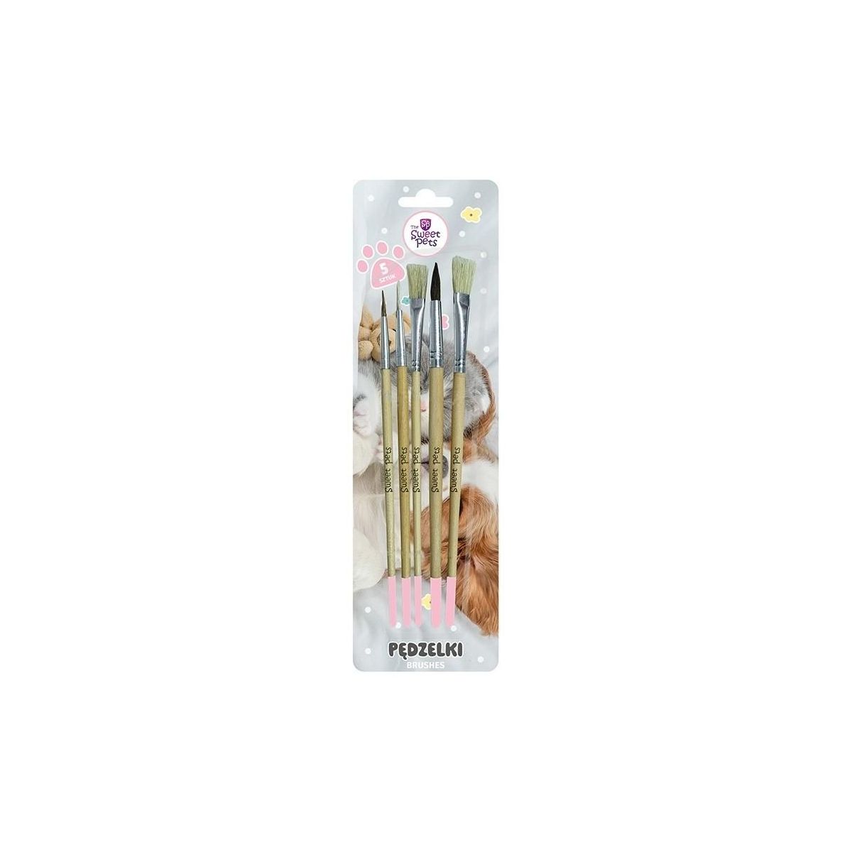 Pędzel Rexus The Sweet Pets z naturalnego włosia (2334)