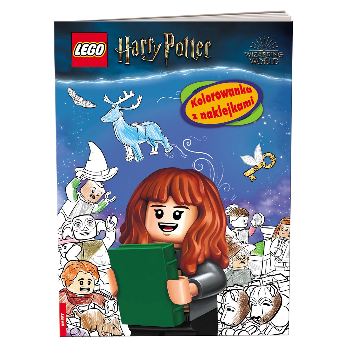 Książka dla dzieci LEGO® Harry Potter Kolorowanka z Naklejkami Ameet (NA-6402)