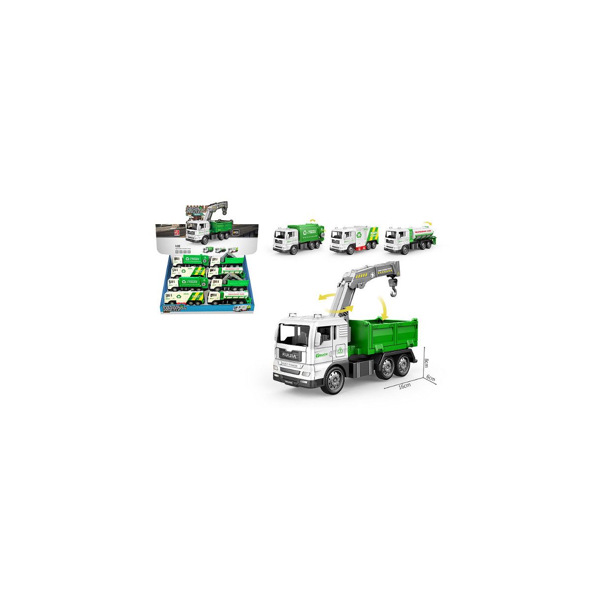 Samochód służby 16cm Bigtoys (BA8245)