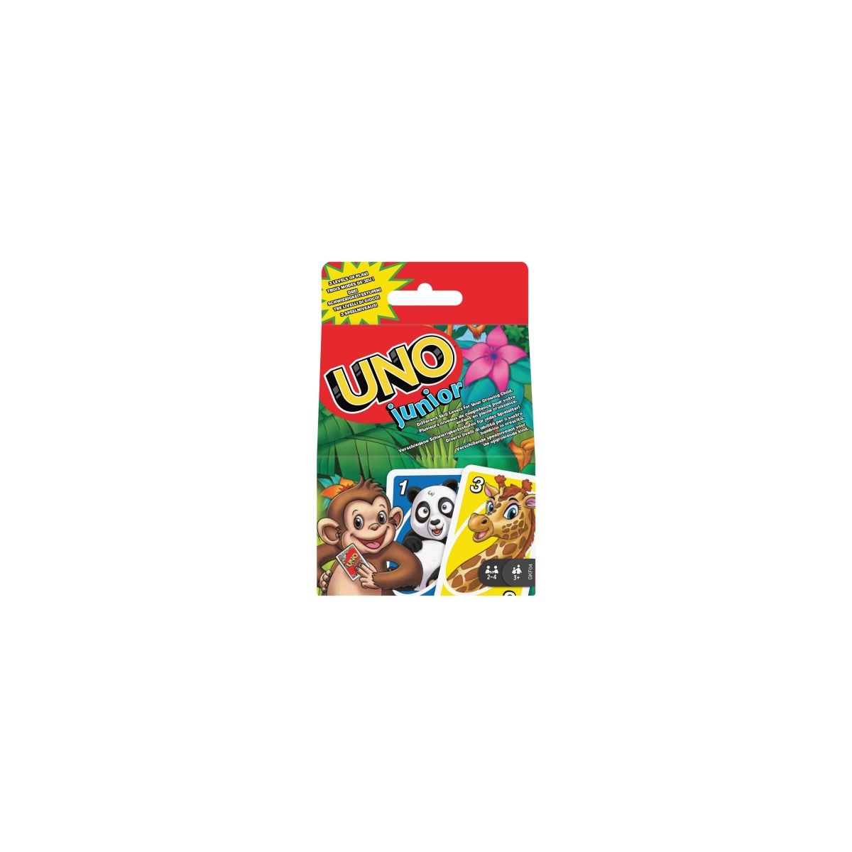 Karty Mattel Uno Junior refresh (GKF04) 3 sztuk