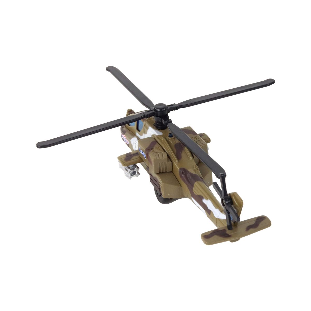 Helikopter Wojskowy Śmigłowiec Militarny Aluminiowy Mix Dźwięk Światła Lean (16530)