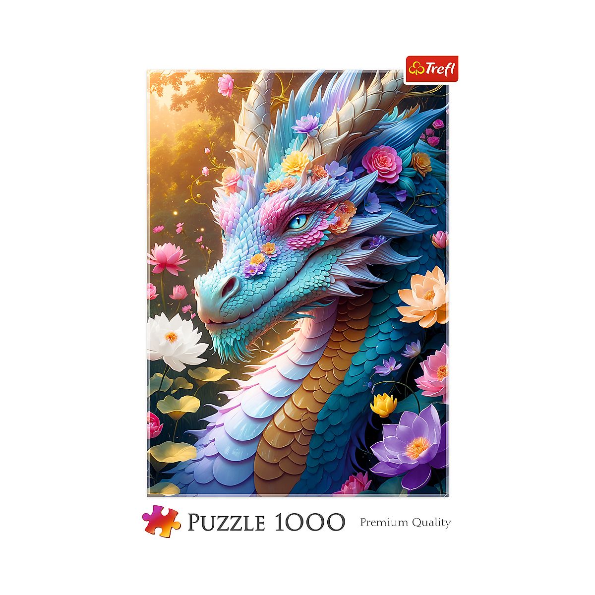Puzzle Kolorowy Smok 1000 el. Trefl (10953)