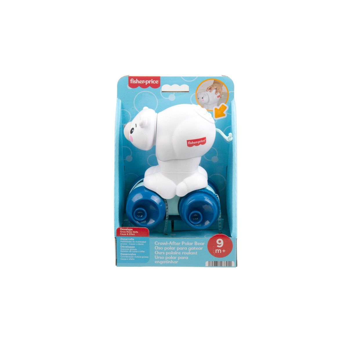 Zabawka edukacyjna Miś polarny Raczkuj za mną Fisher Price (JDL63)