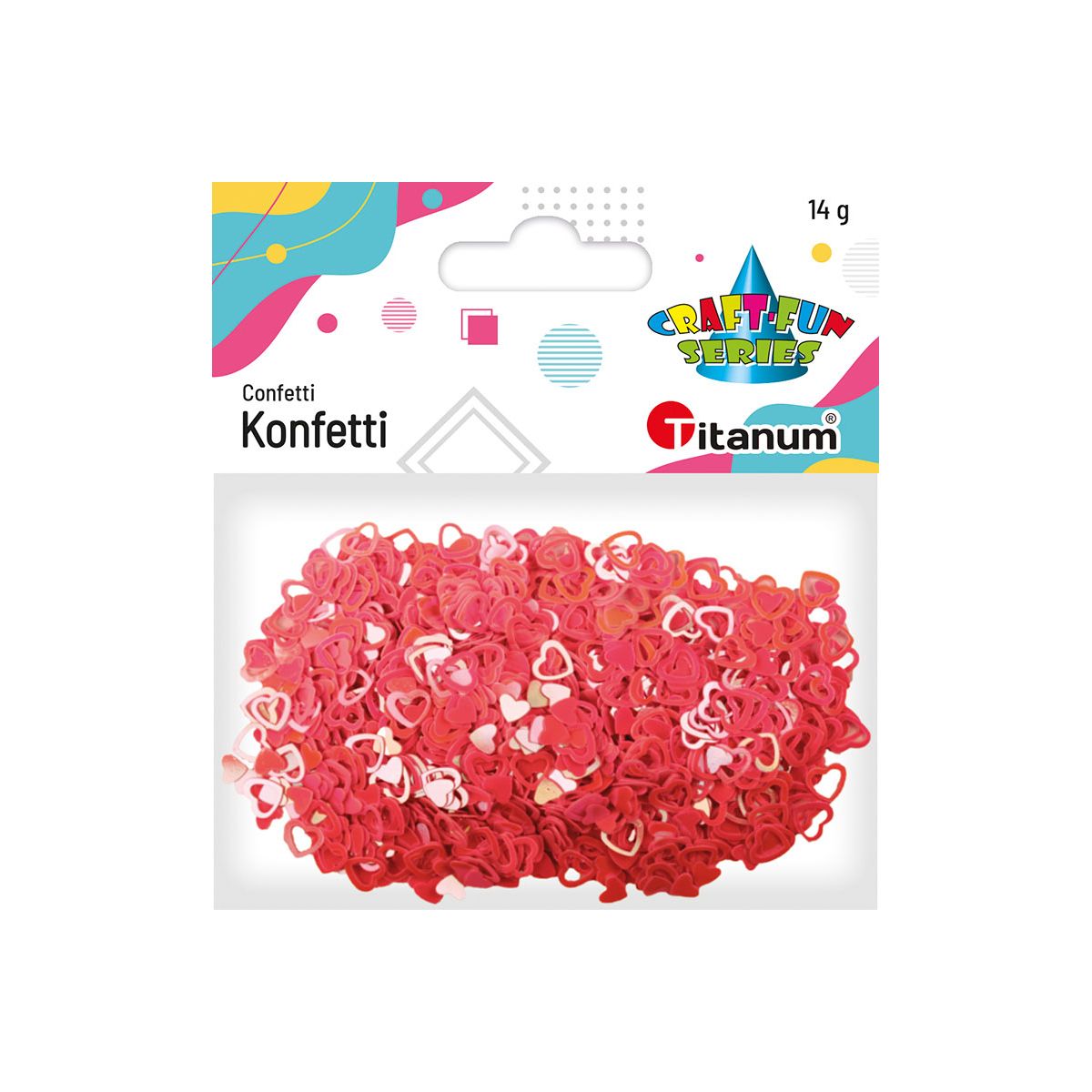 Konfetti Titanum Craft-Fun Series serca