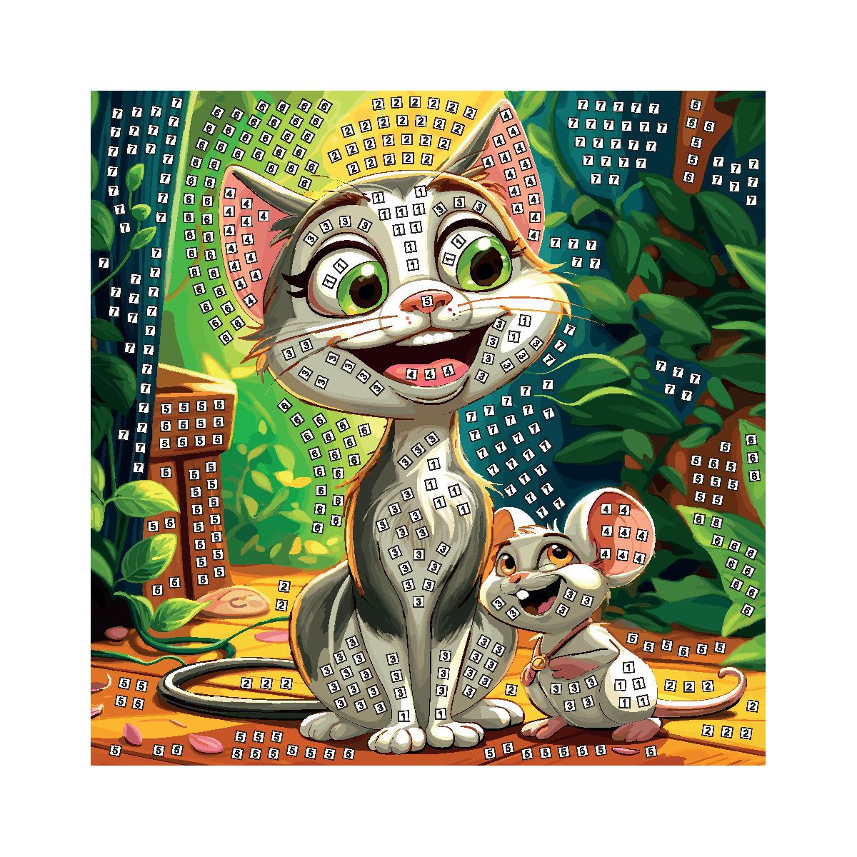 Mozaika kot i mysz Fun&Joy