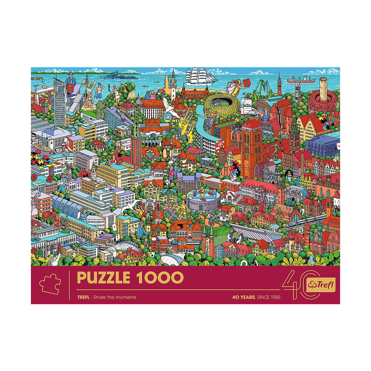 Puzzle Trefl Disney 1000 Jubileusz-Trójmiasto 1000 el. (10924)