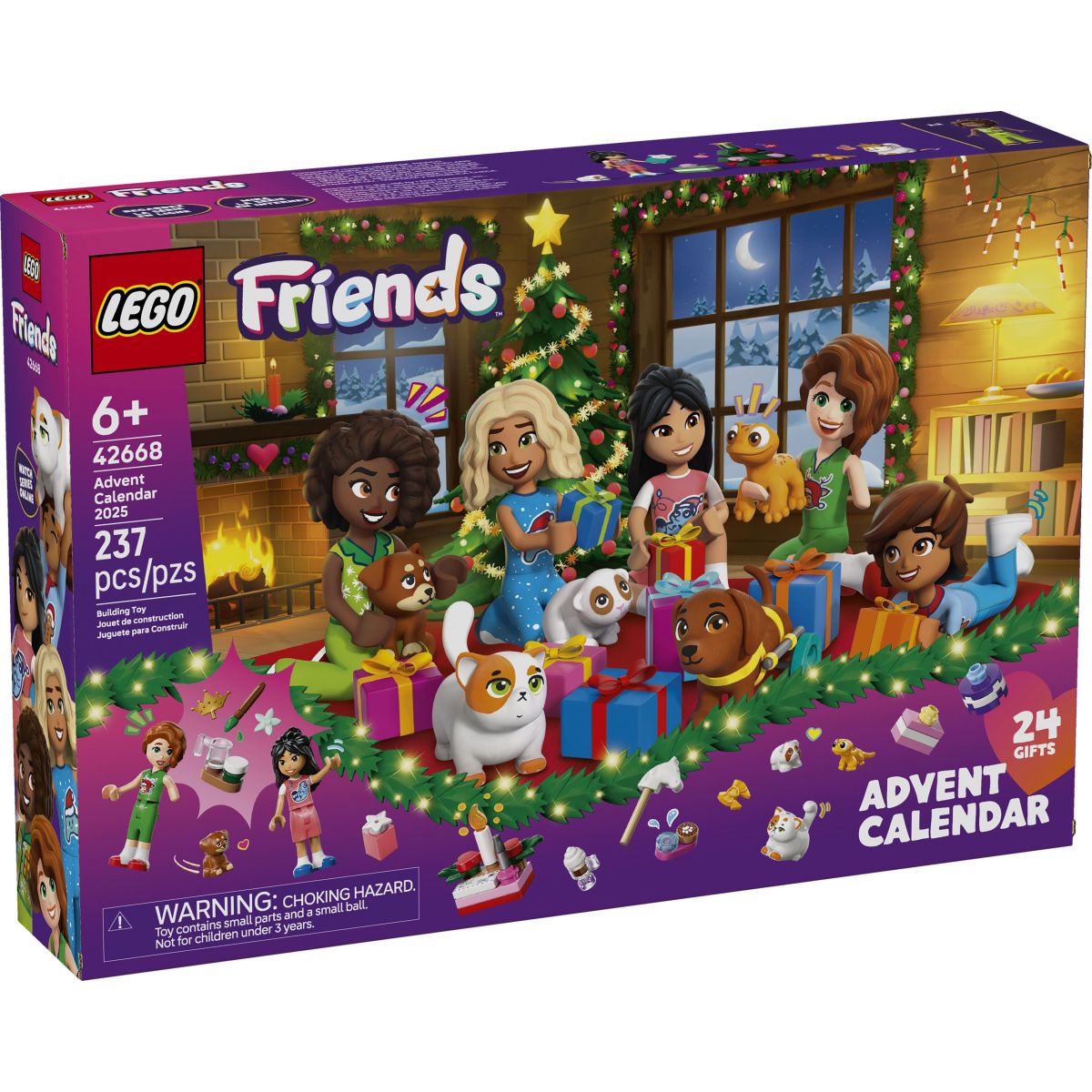Klocki konstrukcyjne Friends Kalendarz adwentowy na 2025 rok Lego (42668)