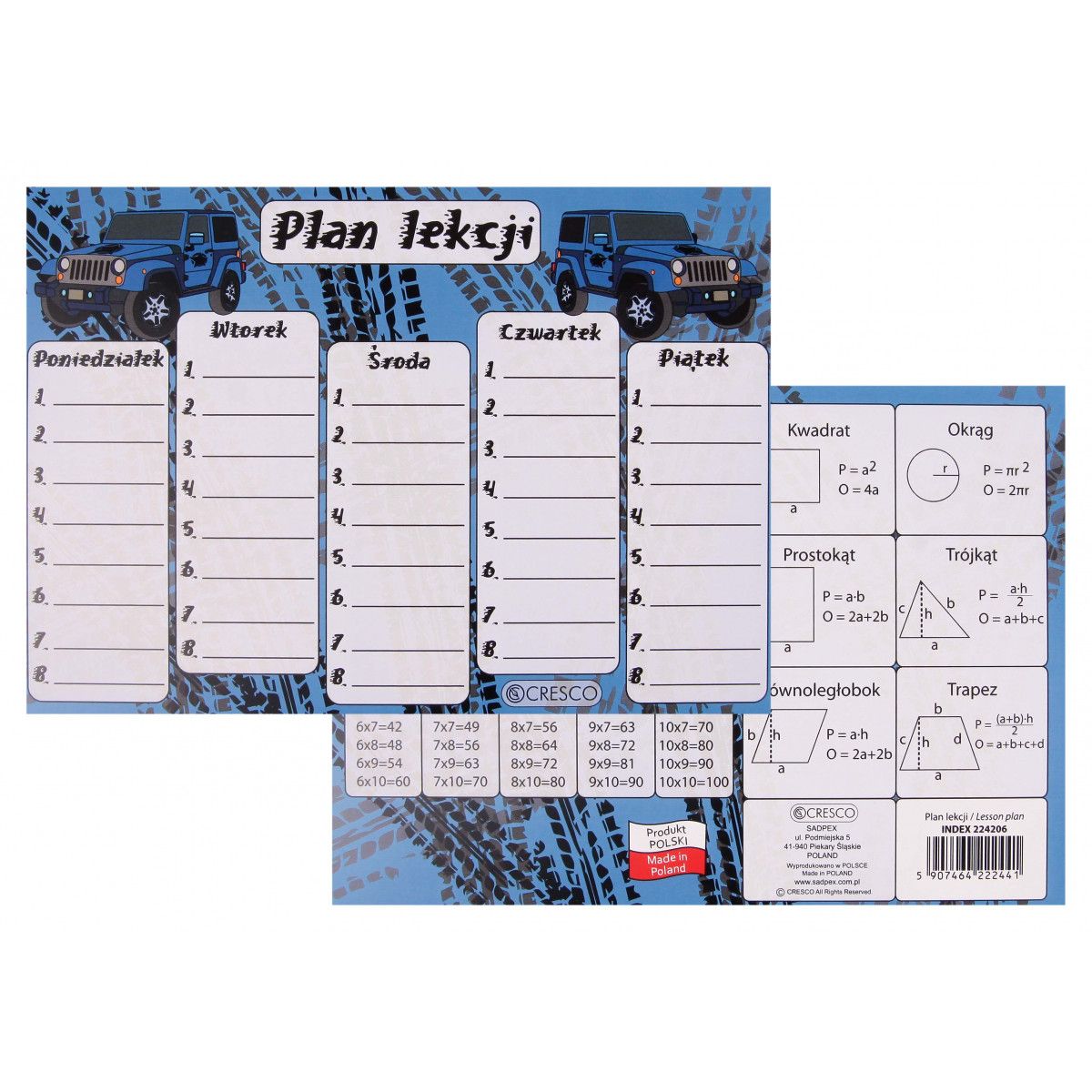 Plan lekcji Cresco KOSMONAUTA (224206)