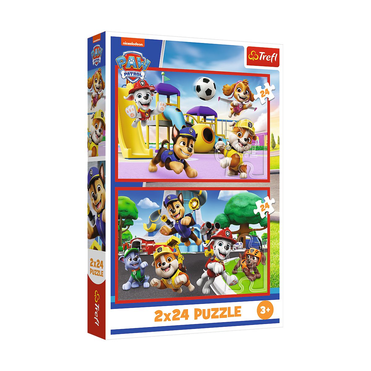 Puzzle Paw Patrol Psi dzień zabaw 2x24 el. Trefl (34433)