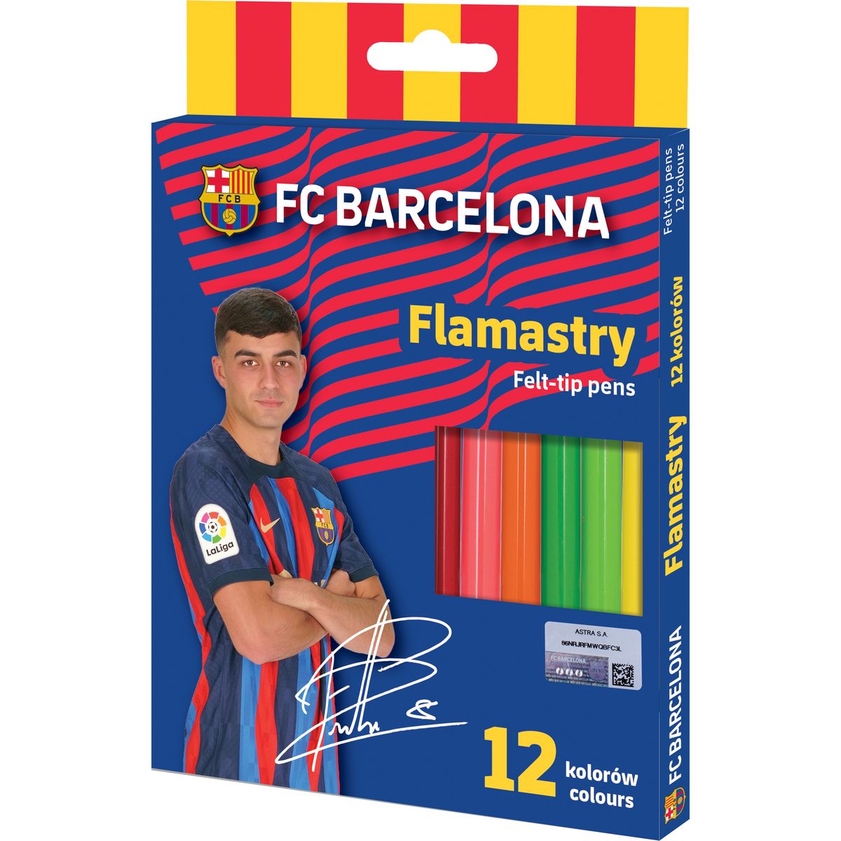 Flamaster Astra okrągłe FC Barcelona 12 kol. (314023050)