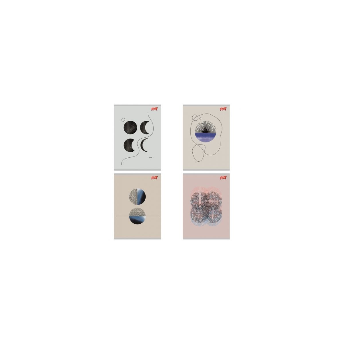 Zeszyt Unipap Minimalism A5 60k. 70g krata