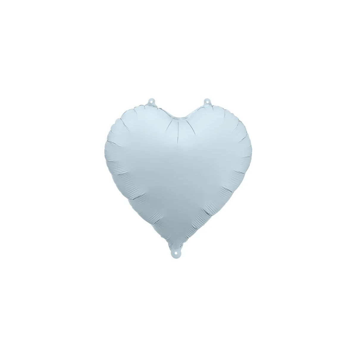 Balon foliowy Partydeco serce mglisty niebieski, 45cm 18cal (FB9T-093)