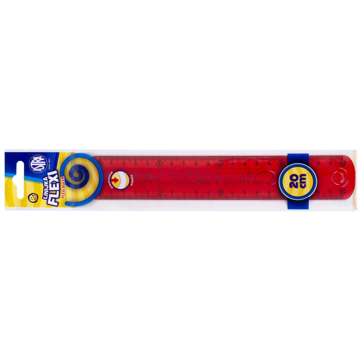 Linijka plastik Top 2000 FLEXI 20cm (424120003)