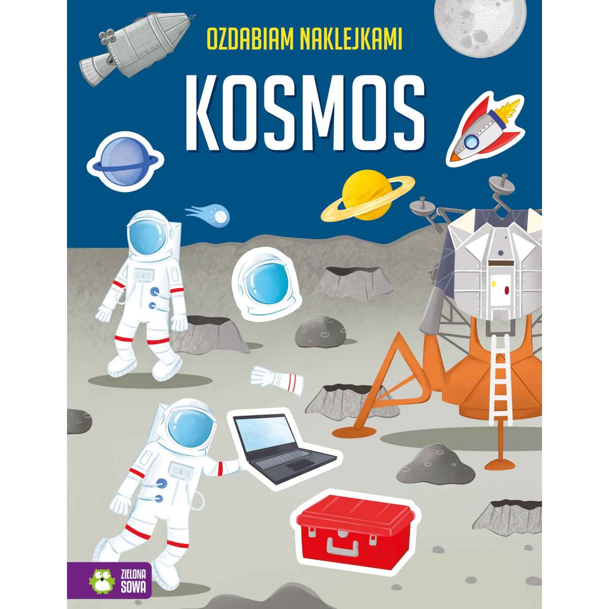 Książeczka edukacyjna Zielona Sowa Kosmos