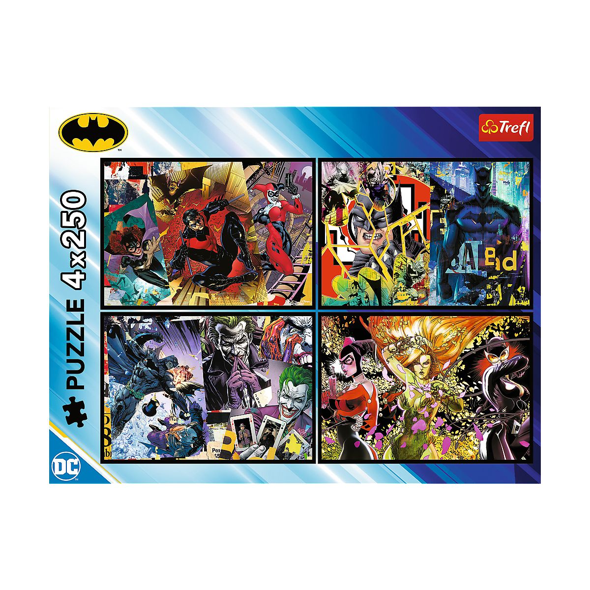 Puzzle Trefl Batman 4x250 el. (13310)