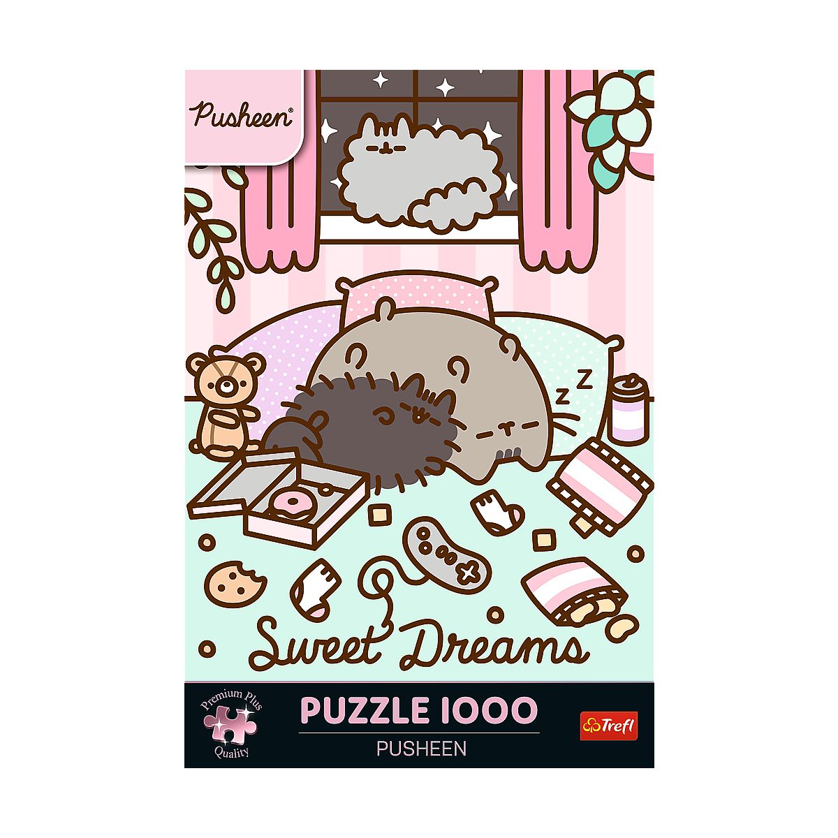 Puzzle Stitch Premium Plus Pusheen 1000 el. Trefl (12080)
