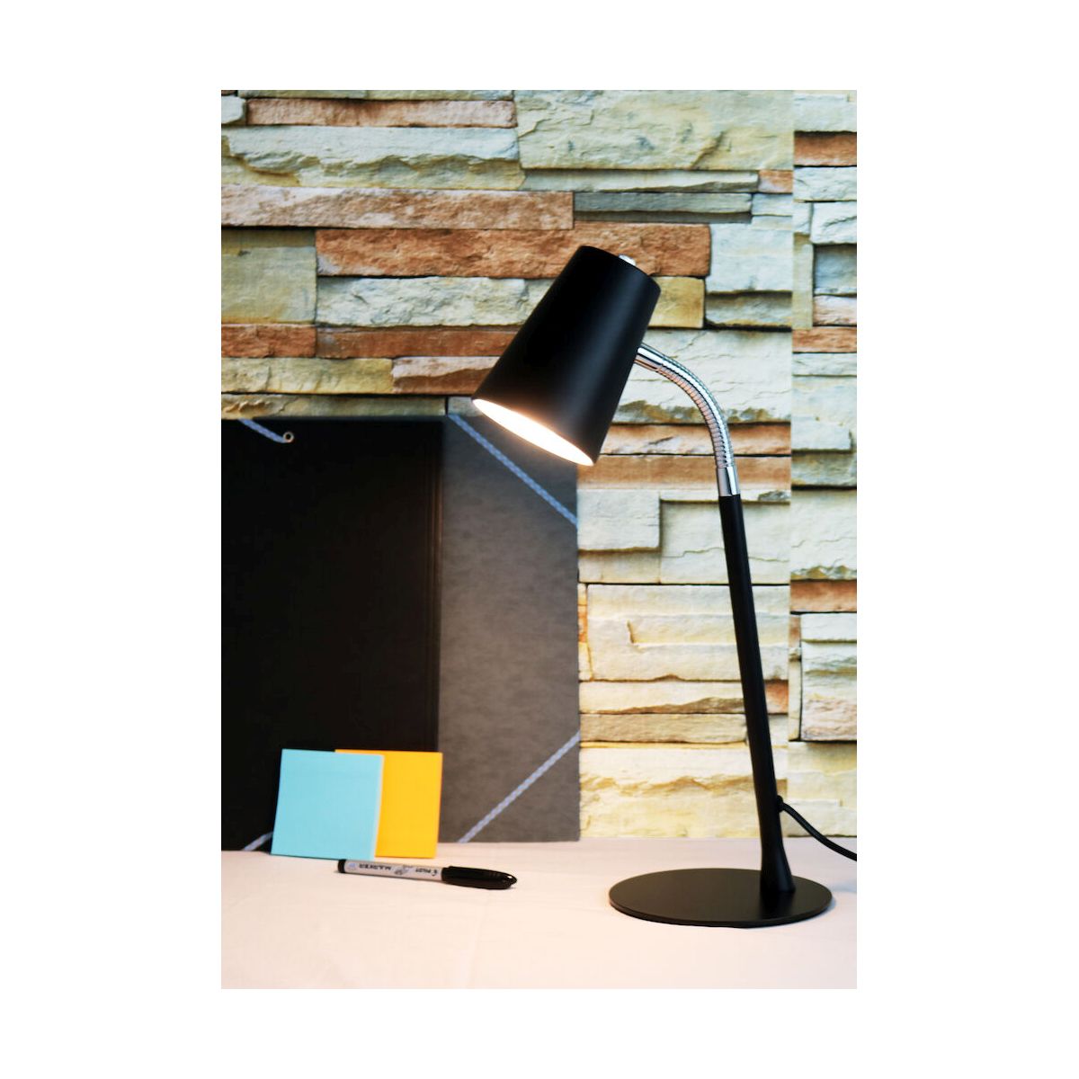 Lampka biurowa Unilux Flexio 2.0 LED CZARNA (400093687)