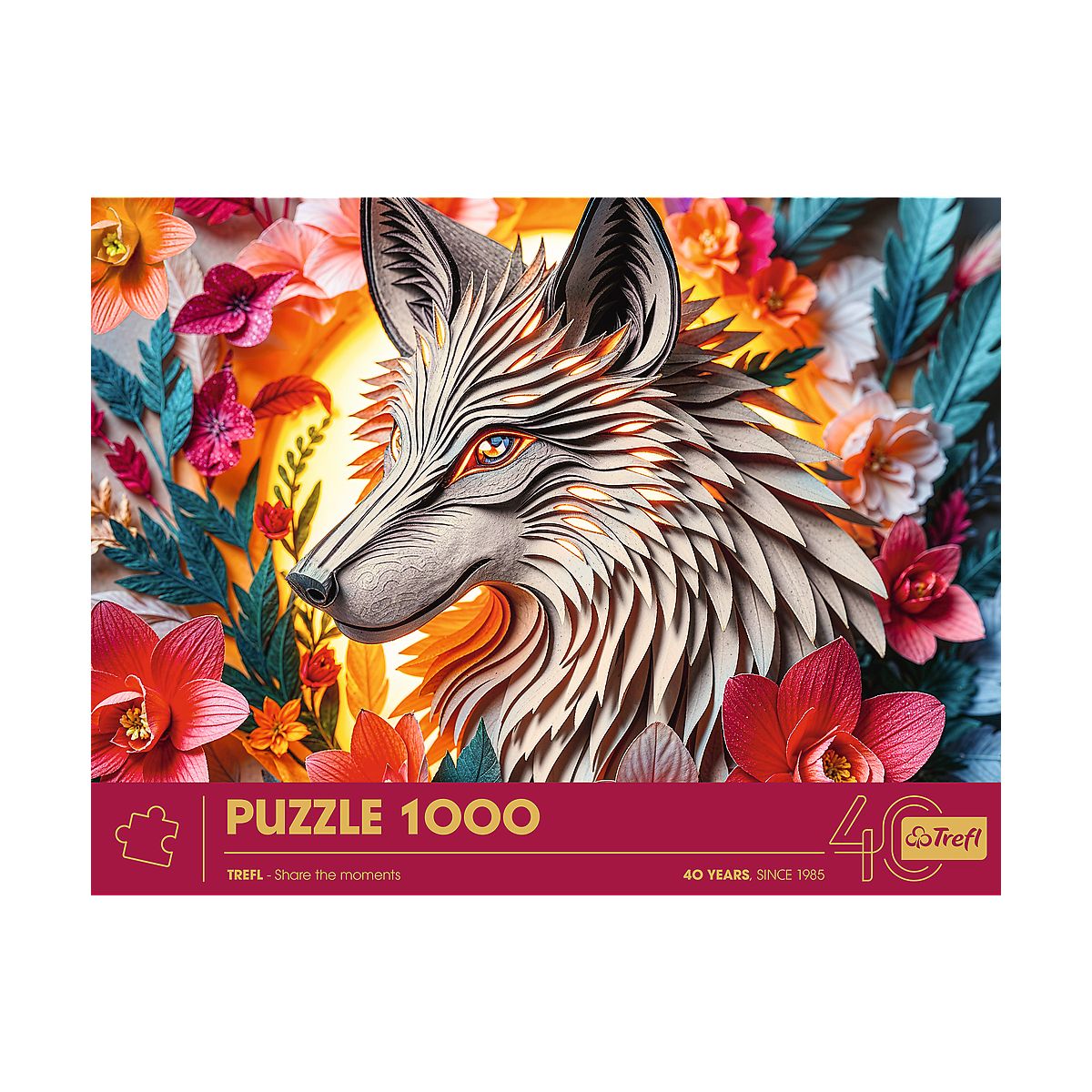 Puzzle Jubileusz- Wilk 1000 el. Trefl (40041)