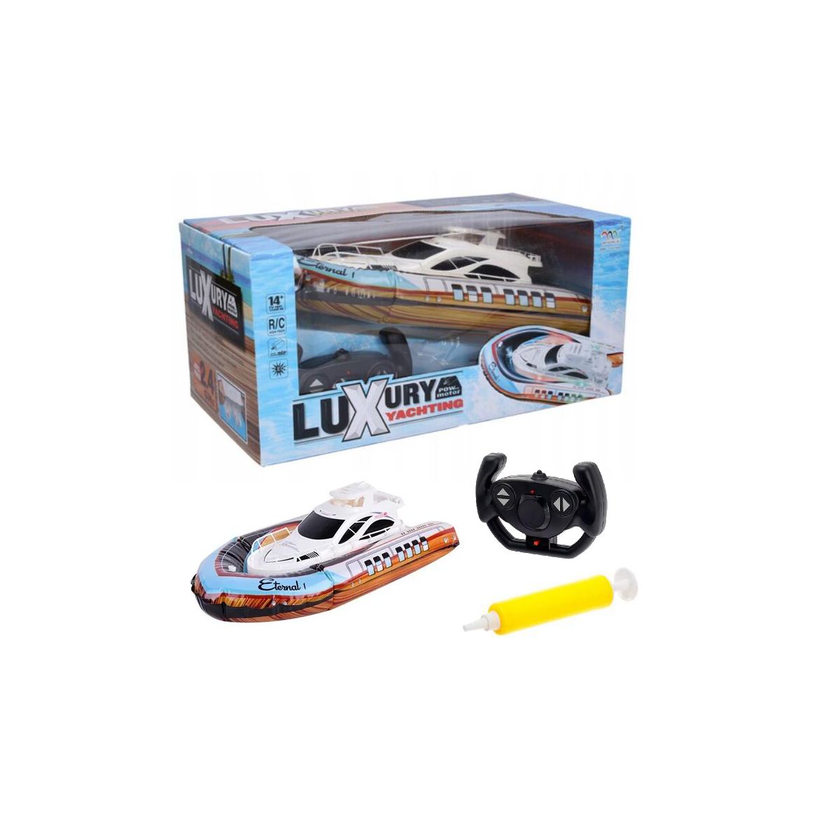 Motorówka Lean dmuchana łódź sterowana (22938)