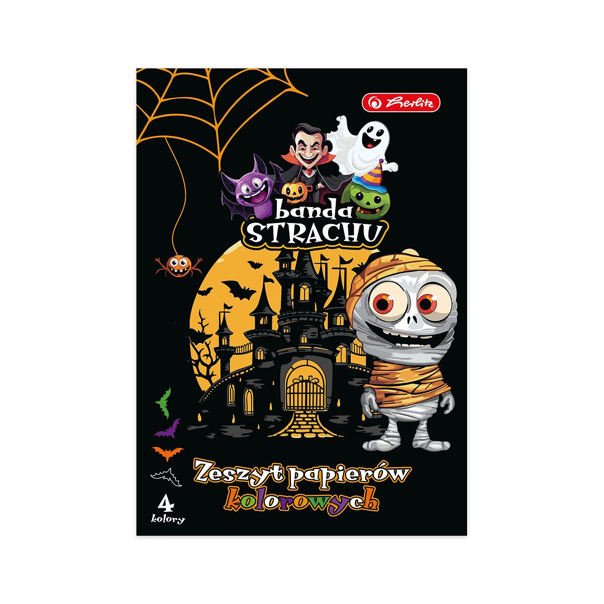 Zeszyt papierów kolorowych Herlitz Halloween 9510072 A5 (300024714)