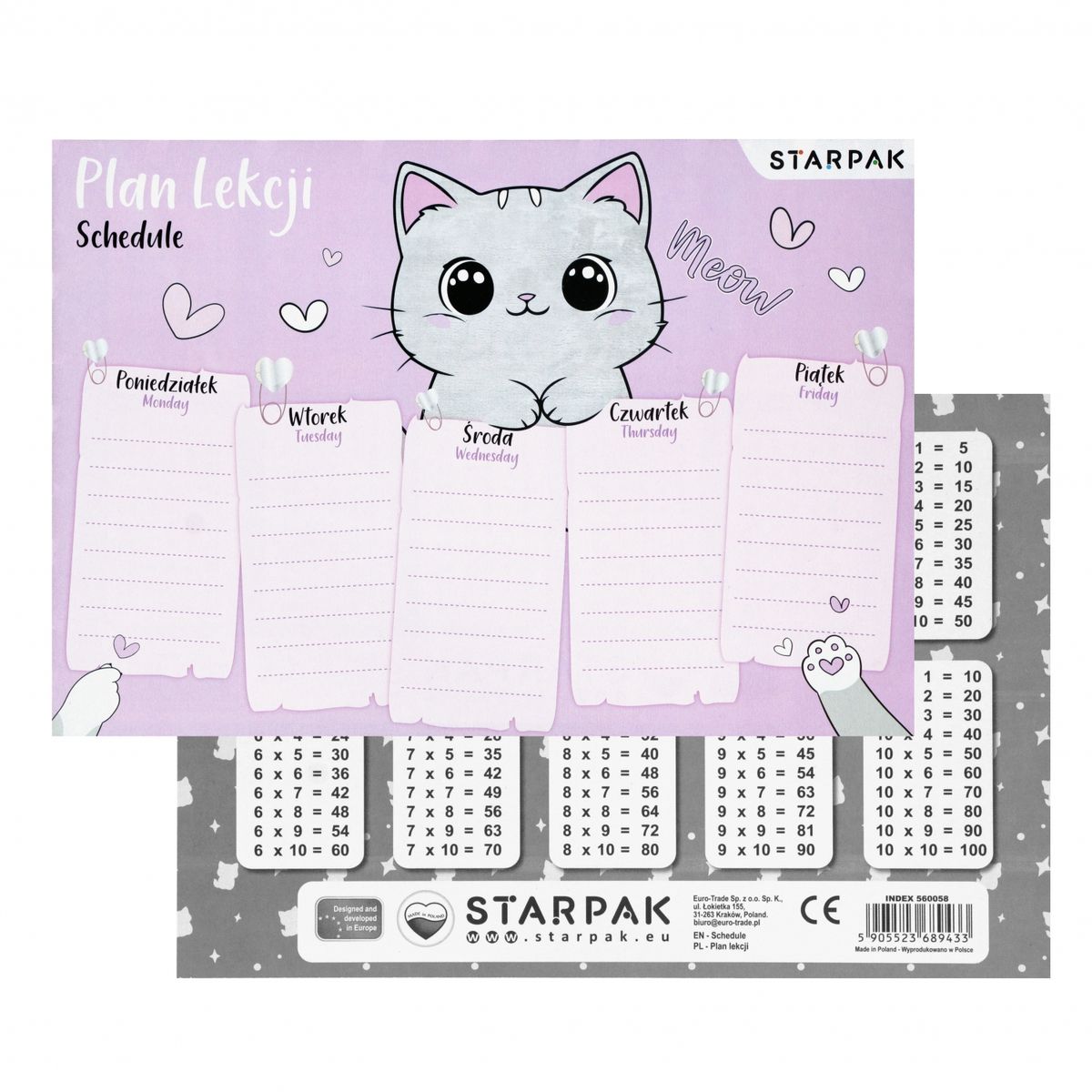 Plan lekcji Starpak (560058)
