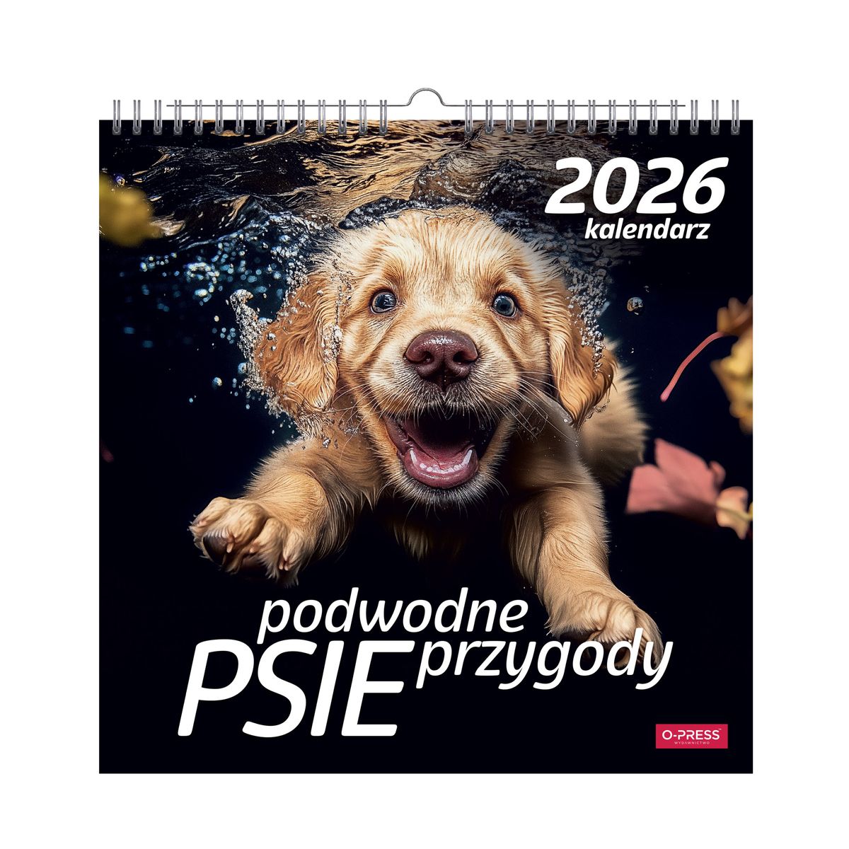 Kalendarz ścienny (401000) k:2915-377 PSY POD WODĄ 33x33 330mm x 330mm Press