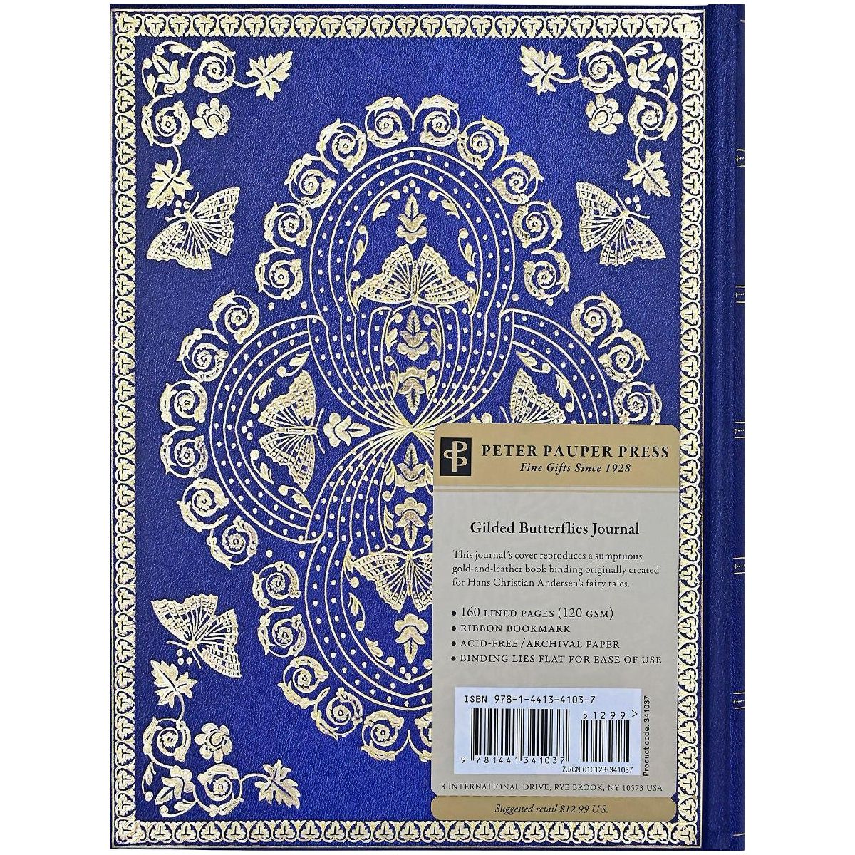 Notes Pozłacane Motyle (Gilded Butterflies). A5 80k. linia