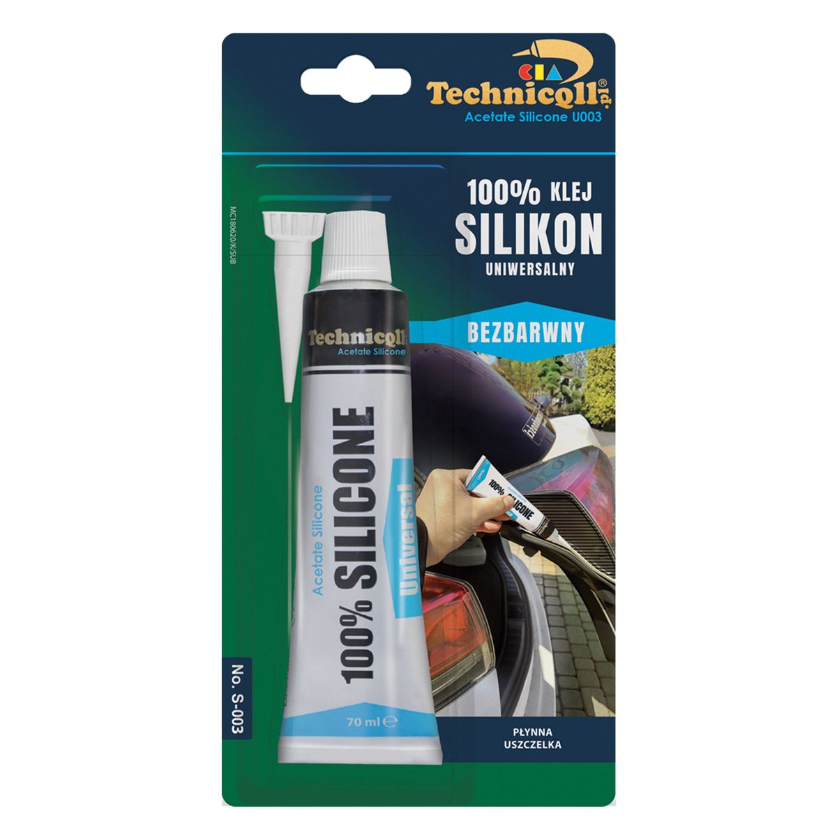 Klej w tubie Technicqll Silikon 70ml (S-003)