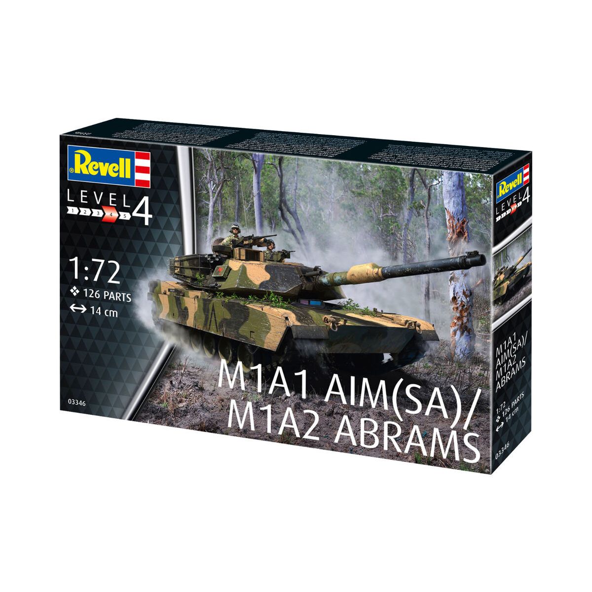 Model do sklejania Cobi Czołg M1A1 AIM(SA)/ M1A2 Abrams (REV-03346)