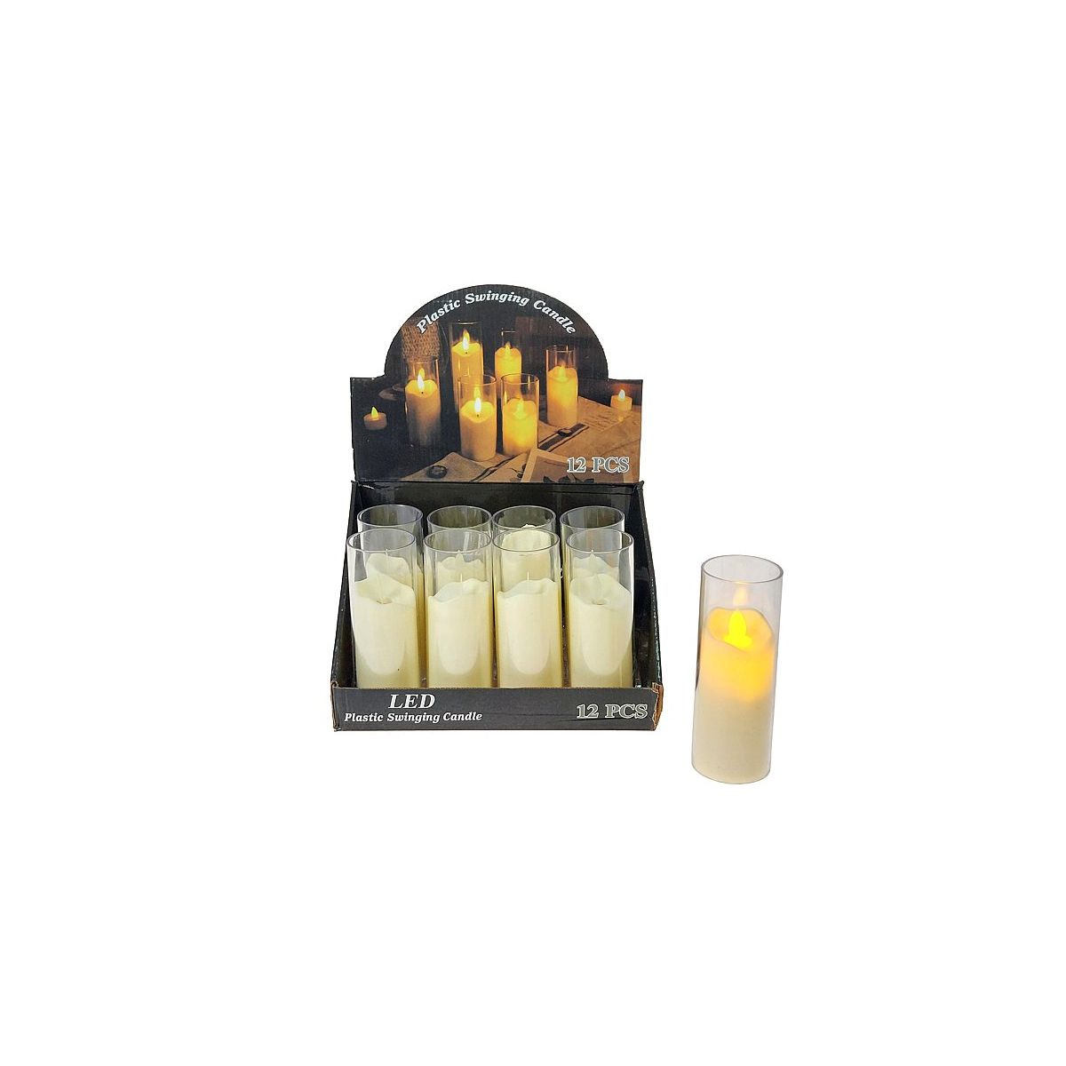Lampki świąteczne LED wys.15cm, na baterie Adar (598850)