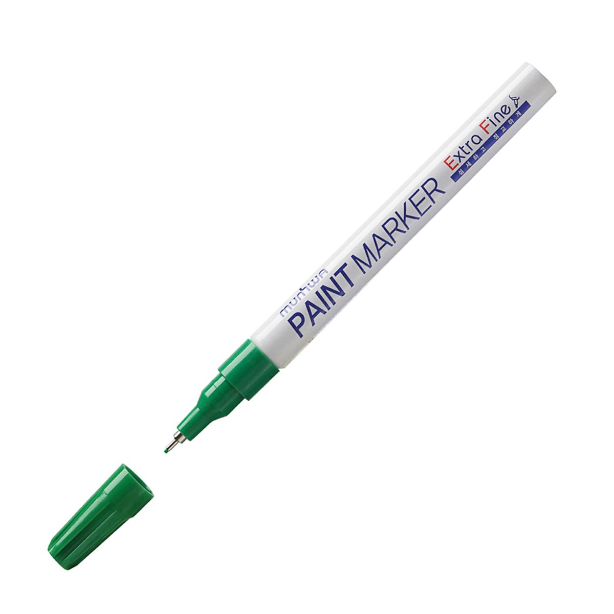 Marker olejowy Munhwa zielony 1,0mm igłowa końcówka (260035)