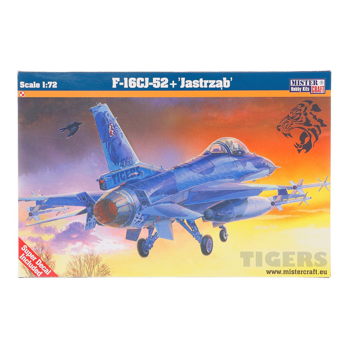 Model do sklejania Mastercraft F-16 JAstrząb (D-116)